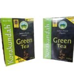 KORAKUNDAH Organic Green Tea (Mint) 250 g | KORAKUNDAH Organic Green Tea (Jasmine) 250 g | Pack of 2 | Total 500 g | India's Finest Chamraj Nilgiri Tea - Fast UK Delivery