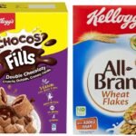 Kellogg's Chocos Fills | Double Chocolaty |Multigrain | High in Protein and B Vitamin| 0% Maida & All Bran Wheat Flakes, 440g - Fast UK Delivery
