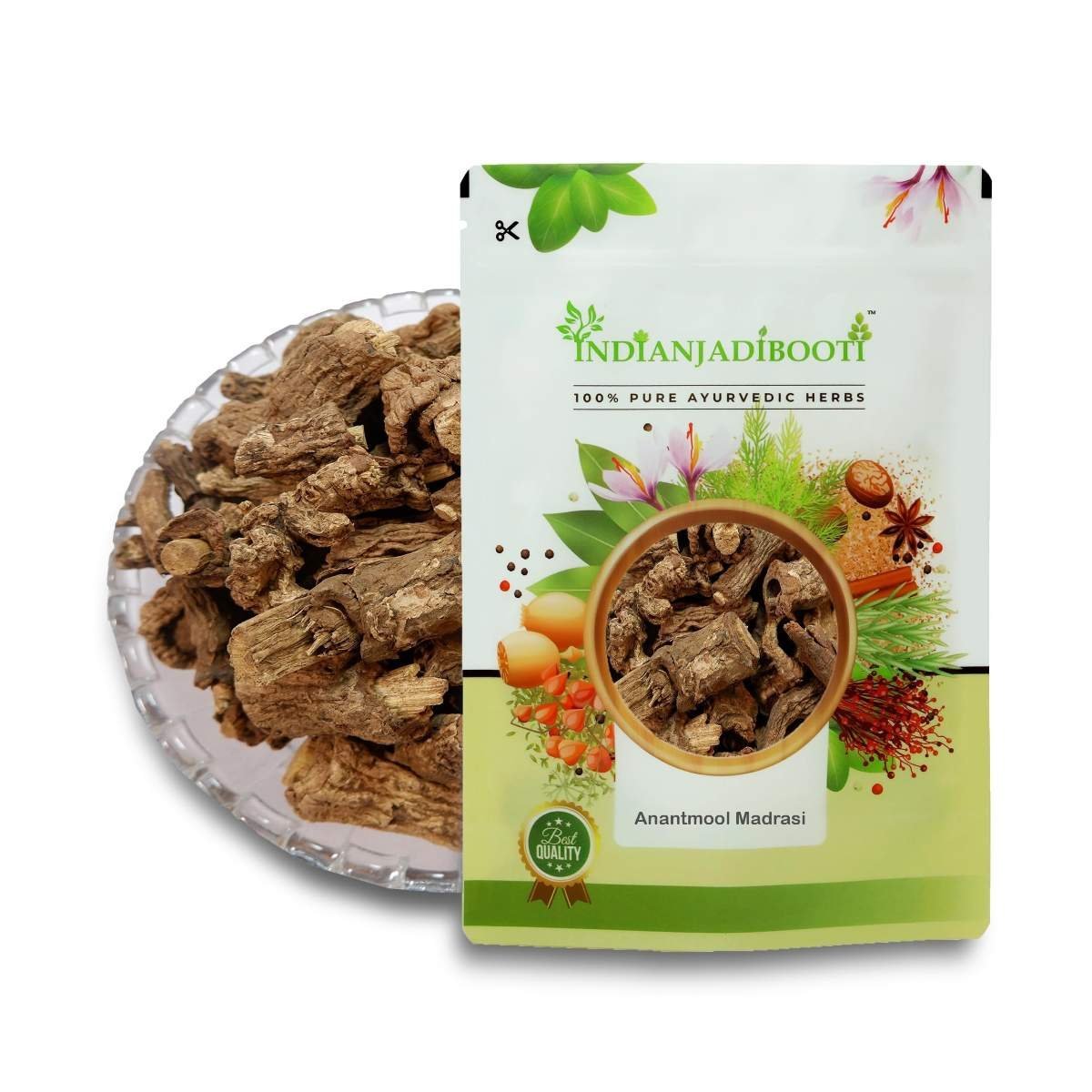 uk811sr28mMJL-1-1.jpg IndianJadiBooti Anantmool Hemidesmus indicus, 250 Grams Pack - Image 1