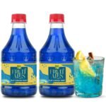 Dhampure Speciality Blue Curacao Mocktail, 600Ml (2 X 300Ml) | Mocktail Syrup, Bar Mocktails, Cocktails Syrup - Fast UK Delivery