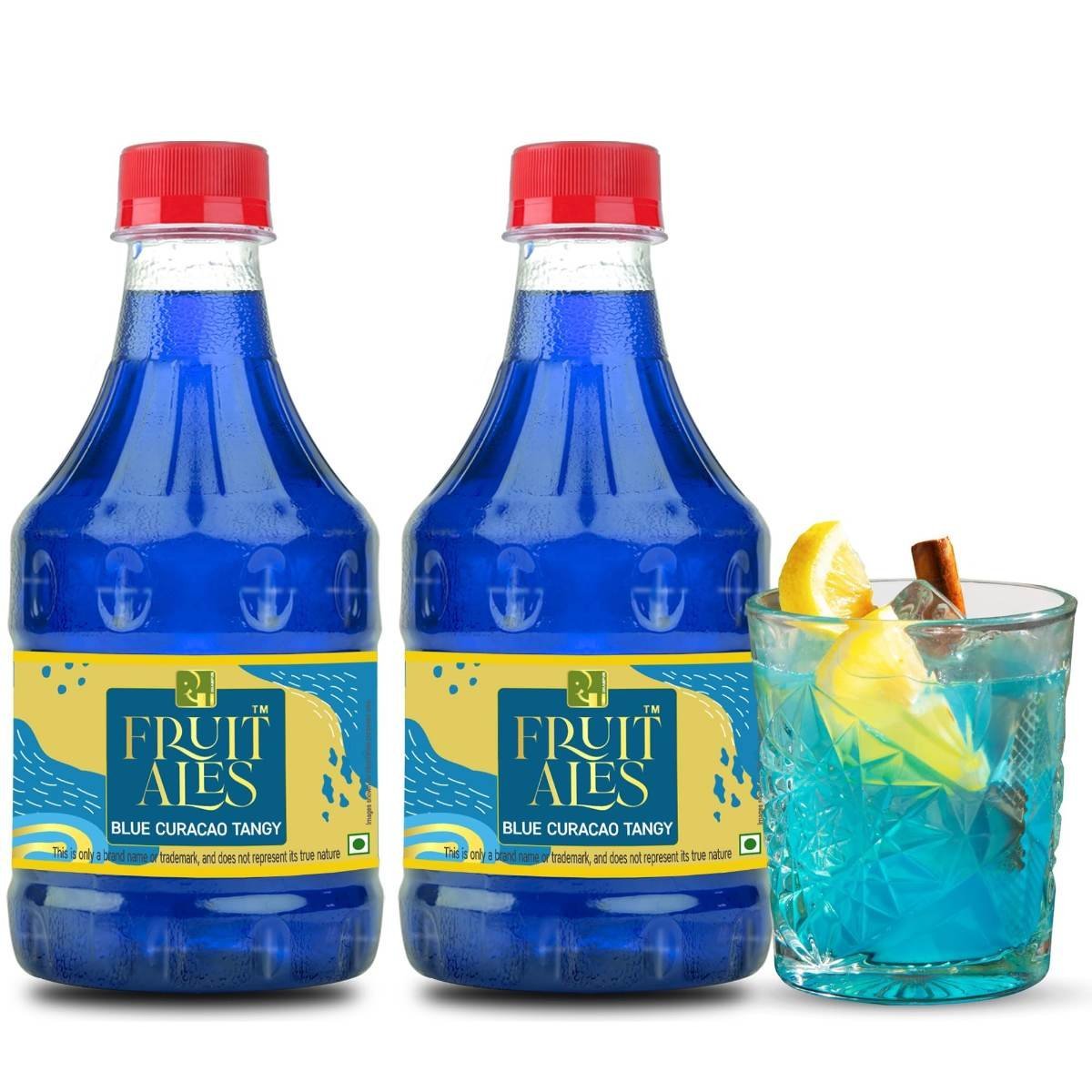 uk811yUI6nbPL.jpg Dhampure Speciality Blue Curacao Mocktail, 600Ml (2 X 300Ml) | Mocktail Syrup, Bar Mocktails, Cocktails Syrup - Fast UK Delivery - Image 1
