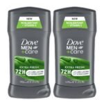 Dove Care Antiperspirant Deodorant Stick for Men, Extra Fresh 2.7 oz, Twin Pack by Dove - Fast UK Delivery