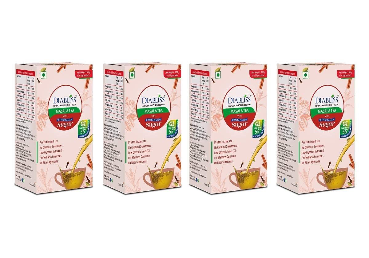 uk812q7qBKyfL-1-1.jpg Diabliss Herbal Diabetic Friendly Herbal Masala Tea 10 Grams Sachet Box-Combo Pack-4 No's-Diabetes - Image 1