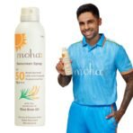 Moha Sunscreen Spray Spf 50 Body Sunscreen Spray Waterproof Lightweight Uva+Uvb Protection, No White Cast, Broad Spectrum Pa+++, For Women & Men, Spray Sunscreen for face & Body,170ml Pack Of 1 - Fast UK Delivery