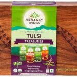 ORGANIC INDIA Tulsi Wooden Gift Box-100 Black Tea Bags,200 Grams - Fast UK Delivery