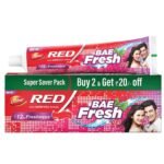 Dabur Red Bae Fresh Gel - 300gm (150gm*2) | Fights Bad Breath, Cavity Germs and Plaque | 12hr Freshness | Activ Germ-Kill formula - Fast UK Delivery