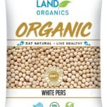 Natureland Organics White Peas 500 Gm - Organic Peas - Fast UK Delivery