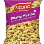 Bikano Khatta Meetha Namkeen | Crunchy & Tasty namkeen | Khatta Meetha mixture, 500g Pack - Fast UK Delivery