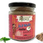Rooted Peepul - Organic Raita Masala Powder An Authentic Recipe From Uttar Pradesh - Tasty Blend of Organic Premium Spices - No MSG, No Preservatives, No Artificial Colour or Flavour - 100g - Fast UK Delivery
