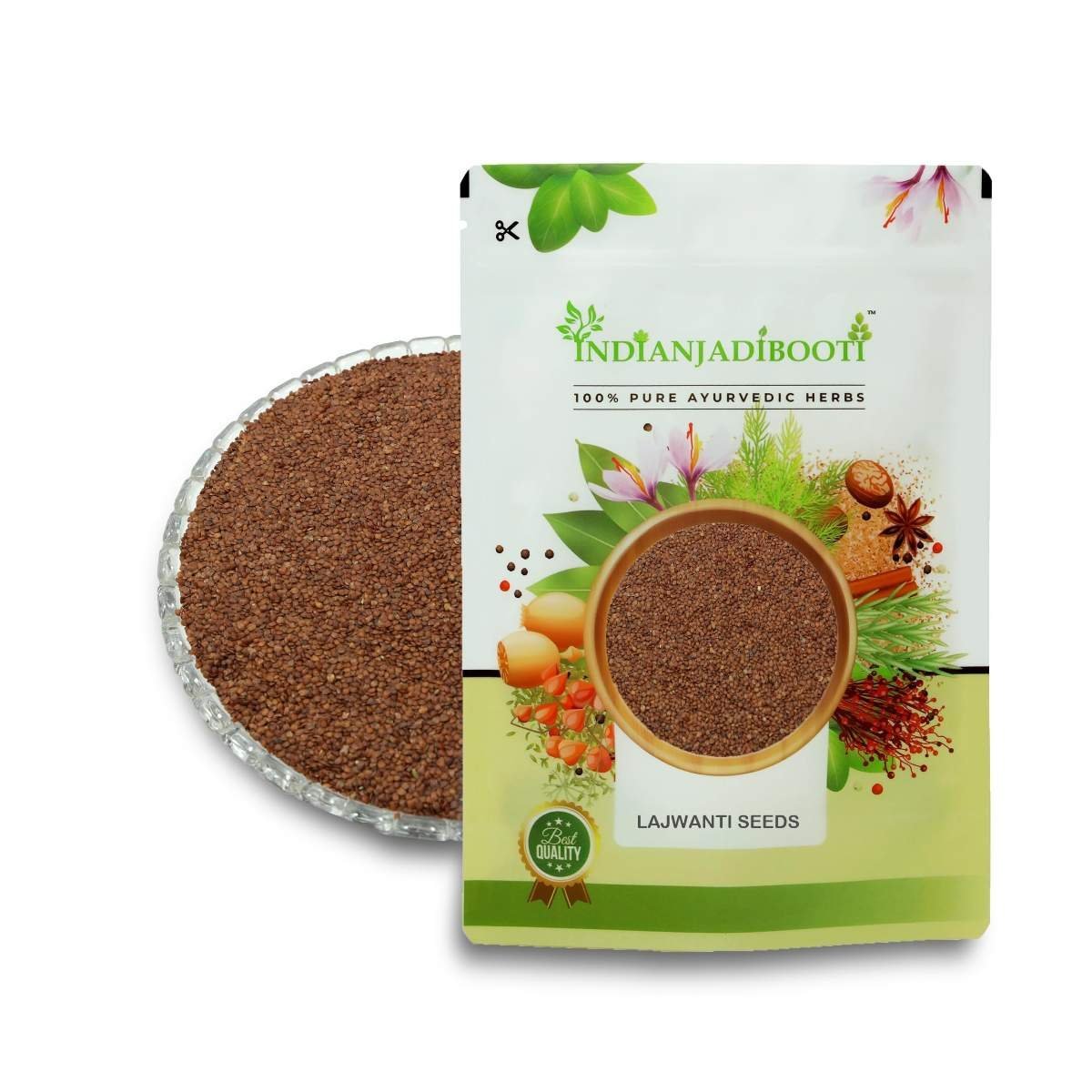 uk81A7i2E9VaL-1-1.jpg IndianJadiBooti Lajwanti Seeds - Lajvanti Beej - Chui Mui - Mimosa pudica, 250 Grams - Image 1