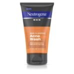 Neutrogena, Men Skin Clearing Daily Acne Face Wash with Salicylic Acid Acne Treatment NonComedogenic Facial Cleanser to Treat Prevent Breakouts, 150 millilitre (hfs-koi-zk-a3663) - Fast UK Delivery
