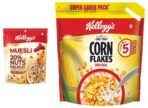 Kellogg's Muesli Nut Delight 240 Gm and Kellogg's Corn Flakes Original 1.2 kg Pack - Fast UK Delivery