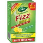 Dabur Pudin Hara Lemon Fizz - 30g (5g x 6 Sachets) | Provides Quick Relief from Gas & Acidity | Effective Cooling Effect | Double Action of Lemon & Mint - Fast UK Delivery