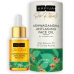 Kapiva Ashwagandha Anti-Aging Face Oil (30ml) | Plant Based Retinol | 100% Ayurvedic Oil for Wrinkles & Fine Lines | With Bakuchi Oil, Herbal Actives - Fast UK Delivery