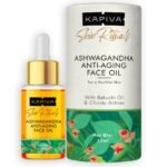 Kapiva Ashwagandha Anti-Aging Face Oil (30ml) | Plant Based Retinol | 100% Ayurvedic Oil for Wrinkles & Fine Lines | With Bakuchi Oil, Herbal Actives - Fast UK Delivery