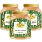 Dhampure Speciality Demerara Brown Sugar Crystal, 2.4Kg (800G X 3) | Demerara Golden Brown Sugarcane | Source Of Minerals | Healthier Substitute For White Sugar | Sulphurless No Preservatives - Fast UK Delivery