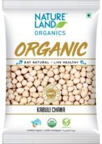 Natureland Organics Kabuli Chana/White Chana/Chole 500 Gm - Organic Healthy Chana - Fast UK Delivery