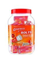 Glucovita Orange Bolts Jar, Energy Candy, 360Grams(Pack 20 Tubes) - Fast UK Delivery