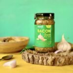 Nomad Food Project Bacon Thecha Green | 200gms | Authentic and Spicy | Garlicky, Spicy, Chunky, Ready-To-Eat - Fast UK Delivery