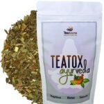 Tea Aroma Teatox Ayurveda - |14 Ayurveda Herbs & Barks| Weight management |Detox| Immunity Booster| Garcinia Cambogia| Triphlaa| Punarnava|Guggul|Papaya Leaves| Organic|100g|Loose leaves - Fast UK Delivery