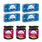 Diabliss Mixed Fruit Jam pack of 3 - Sugar 40 x 5g Sachet Box pack of 4 - Low Glycemix Index (GI) Diabetic Friendly