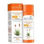 Biotique Sun Shield Aloe vera 30+ SPF UVB Sunscreen Ultra Protectective Lotion For Normal to Oily Skin 120ml - Fast UK Delivery