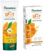 Himalaya Dark Spot Clearing Turmeric Face Wash, 100ml, Himalaya Dark Spot Clearing Turmeric Face Serum, 30ml - Fast UK Delivery