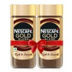 NESCAFE Gold Instant Coffee Powder | Premium Imported Coffee | Freeze Dried | Rich & Smooth Taste |2 * 185g Jars - Fast UK Delivery