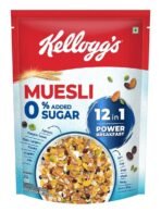Kellogg's Muesli 0% Added Sugar 500 G | 12-In-1 Power Breakfast | India's No. 1 Muesli - Fast UK Delivery