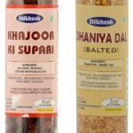 Dilkhush Khajoor Ki Supari and Dhaniya Dal, 300 g (Combo of 2) - Fast UK Delivery