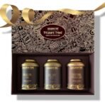 Golden Tips Gift boxes Combo Darjeeling Tea + Earl Grey Tea + Traditional Masala Chai. (300 gram) - Fast UK Delivery