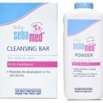 Sebamed Baby Cleansing Bar (150g) & Baby Powder, 200g Combo - Fast UK Delivery