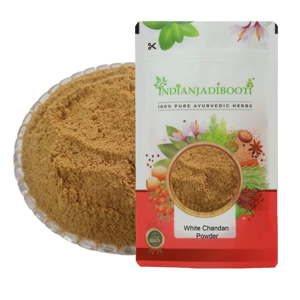 uk81LqRFNKQfL-1-1.jpg IndianJadiBooti White Sandalwood Powder - 100% Pure - Edible & Cosmetics Use, 100 Grams Pack - Image 1