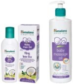 Himalaya Baby Massage Oil (500Ml)&Baby Hair Oil 200 Ml - Fast UK Delivery