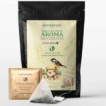 Gopaldhara Darjeeling First Flush Tea Bag | Fresh Spring Aroma & Flavour | Green Whole Leaves & Mellow Gold Liquor | 20 pcs Envelope Pyramid Tea Bags - Fast UK Delivery