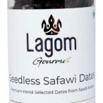 Lagom Gourmet Seedless Safawi Dates 500G,Saudi Arabia Dates,All Natural,No Preservatives,No Added Sugar,Gluten Free,Vegan,Plant Based,Non Gmo,Dates Dry Fruits,Khajur,Khajoor,Khejur - Fast UK Delivery