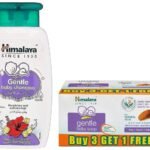 Himalaya Gentle Baby Soap (75G, 3+1) & Himalaya Gentle Baby Shampoo (200Ml) - Fast UK Delivery