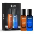 Beardo Whisky Smoke & Tsunami Perfume Combo (20 ml x 2) | Spicy, Woody - Oudh Notes of Whisky Smoke & Fresh, Aquatic Notes of Tsunami | Lasting Mens Perfume | Ideal gift for men | Valentines day gift for husband | Gift for boyfriend | Gift for Men - Fast UK Delivery
