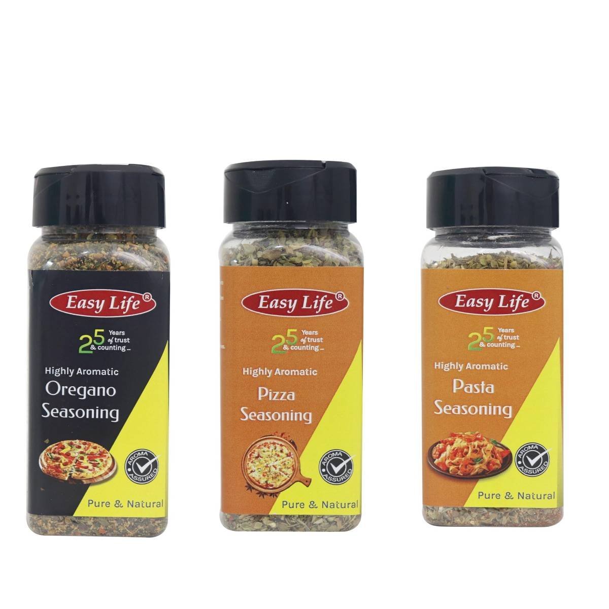 uk81QSxXy1XCL-1-1.jpg Easy Life Combo of Oregano Seasoning 50g and Pizza Seasoning 25g with Pasta Seasoning 25g - Fast UK Delivery - Image 1