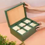 Makaibari Tea Treasures Trail Gift Box | 50 Tea bags | Darjloong 2g*10 | Silver Green 2g*10 | Summer Solstice 2g *10 | Springtime Bloom 2g*10 | Bai Mu dan 2g*10 - Fast UK Delivery