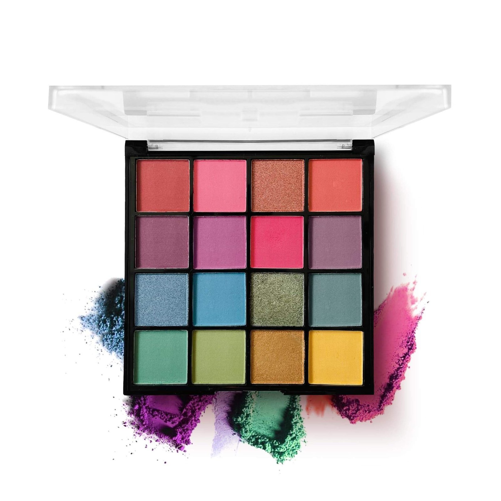 uk81RcqnruPZL-1-1.jpg Hilary Rhoda Perfection Eyeshadow Palette | Highly Pigmented Eyeshadow Palette | Matte & Shimmer Finish | Long Lasting Eyeshadow for Women | Blendable Eyeshadow | 20.8g | 16 Shades (Shade 2) - Fast UK Delivery - Image 1