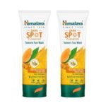 Himalaya Dark Spot Clearing Turmeric Face Wash | Reduce dark spots in 7 days | Organically sourced & Cold-pressed turmeric | 100ml (Pack of 2) - Fast UK Delivery