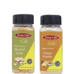 Easy Life Combo of Garlic 80g & Ginger Powder 65g - Fast UK Delivery