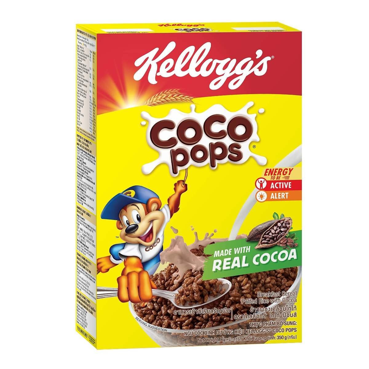 uk81UDr04iUL-1.jpg Kellogg's Coco Pops Breakfast Cereal - 400g - Fast UK Delivery - Image 1