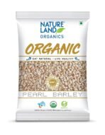 Natureland Organics Pearl Barley 500 Gm (Pack of 5) - Organic Barley - Fast UK Delivery