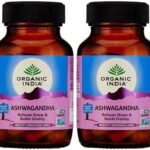 ORGANIC INDIA Ashwagandha Capsules - 60 Veg Capsules (Pack of 2)