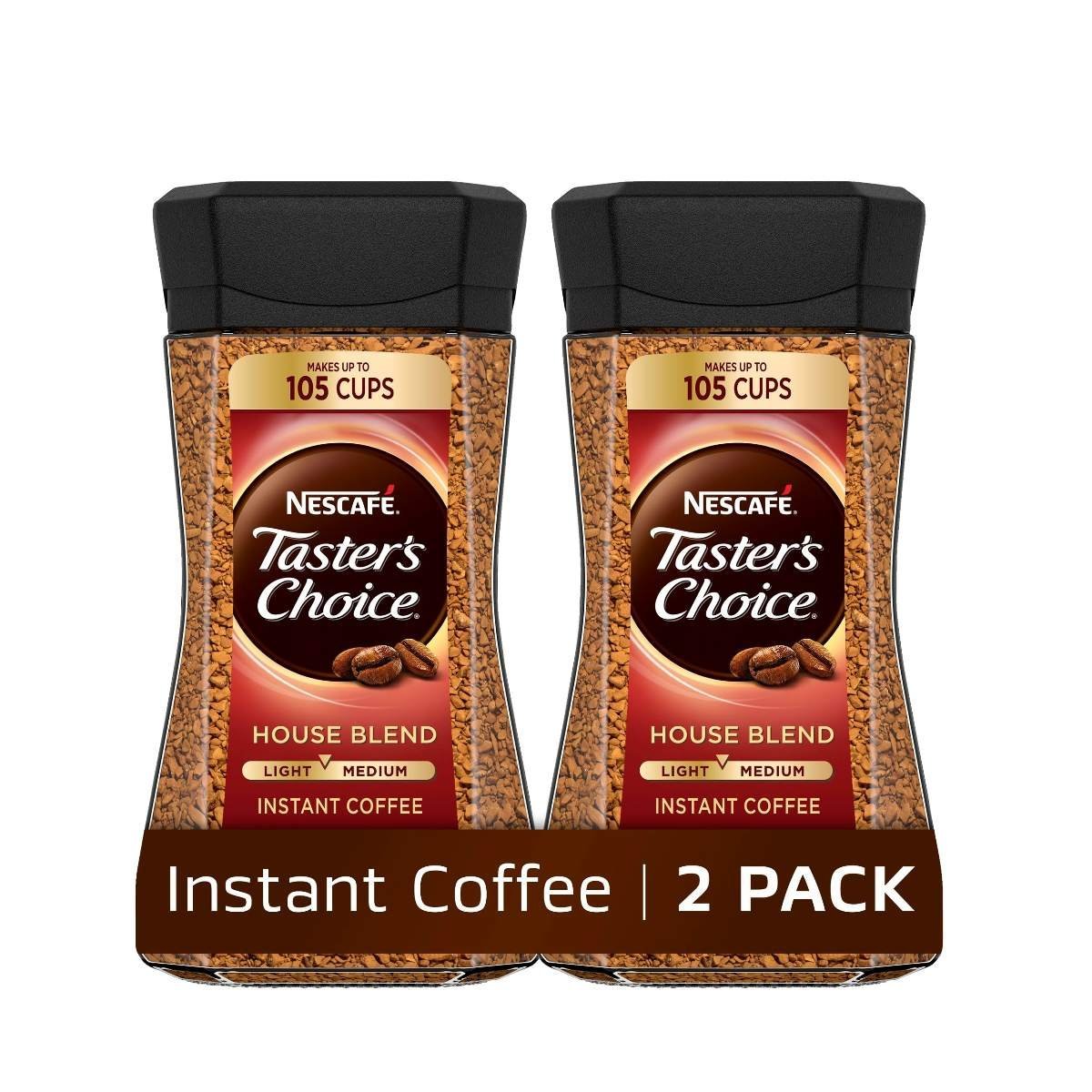 uk81UyrK3I8JL-1.jpg Nescafe 14 Ounce : Taster's Choice House Blend Granule Instant Coffee, 7 Ounce (Pack Of 2, Bottle) - Fast UK Delivery - Image 1