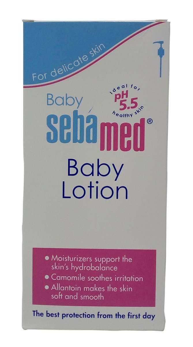 uk81V8AZZK4QL-1-1.jpg Sebamed Baby Lotion, 400ml Carton - Fast UK Delivery - Image 1