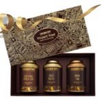 Golden Tips Gift Boxes Combo Traditional Masala Chai, Ginger Mastea, Kadak Chai (450 gram-225 Cups) - Fast UK Delivery