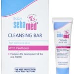 Sebamed Baby Cleansing Bar (150g) & Baby Cream, Extra Soft, 50ml - Fast UK Delivery